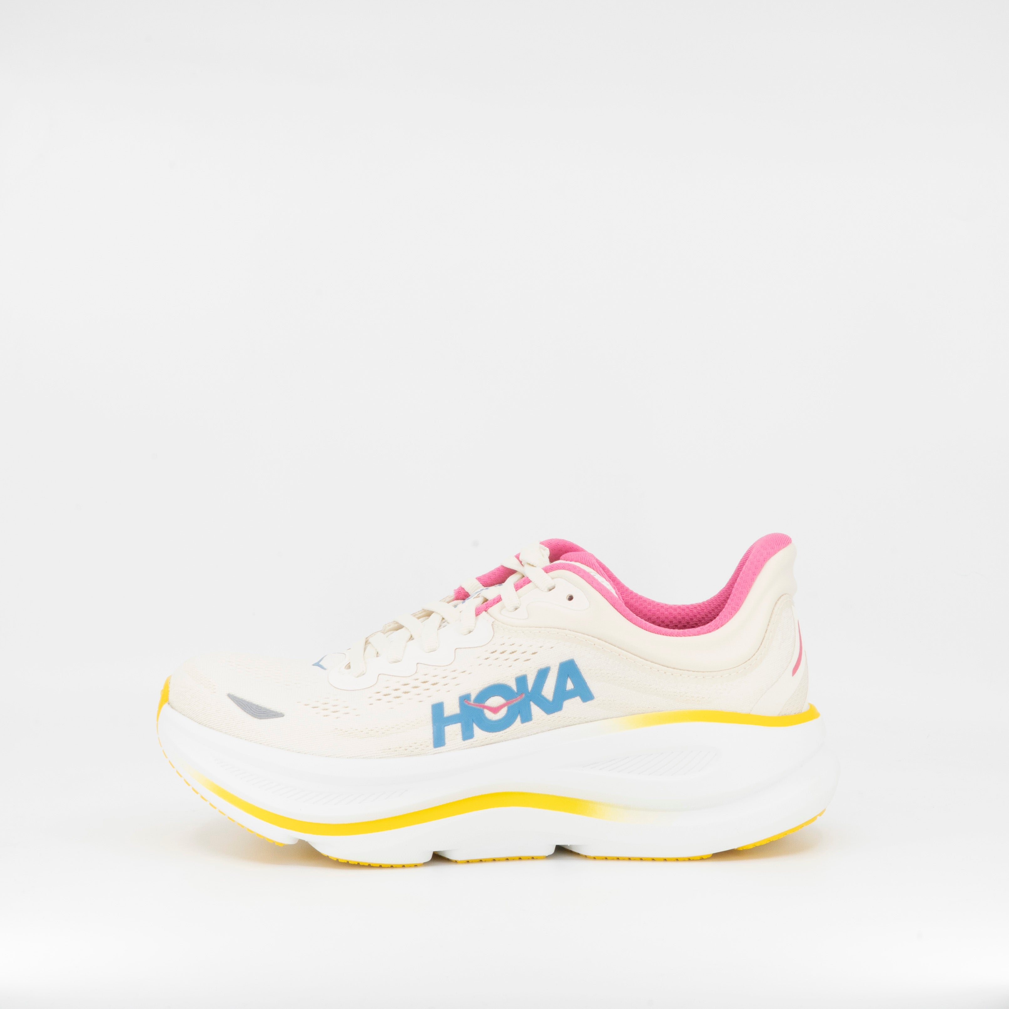 Hoka Bondi 9 (D Wide) Womens Alabaster/Birch - Frontrunner Colombo
